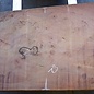 Eucalyptus table top, approx. 1400 x 820(890) x 75 mm, 12642