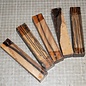 Macassar 5 pieces - set, approx. 30 x 30 x 155 mm
