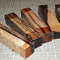 Macassar 5 pieces - set, approx. 30 x 30 x 155 mm