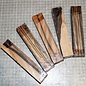 Macassar 5 pieces - set, approx. 30 x 30 x 155 mm