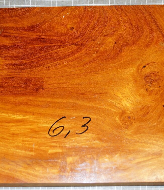 Afzelia, ca. 500 x 300 x 48 mm, 6,2 kg