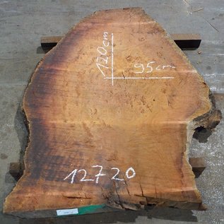 Eucalyptus Maser Tischplatte, ca. 1200 x 950(1280x1050) x 52 mm, 12720