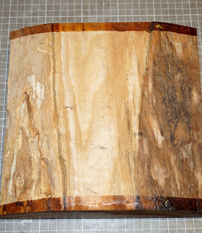 Dutch Elm, approx. 230 x 230 x 56 mm, 1,8 kg