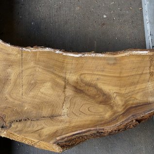 Laburnum slab, approx. 1380 x 310(200) x 52 mm, 12785