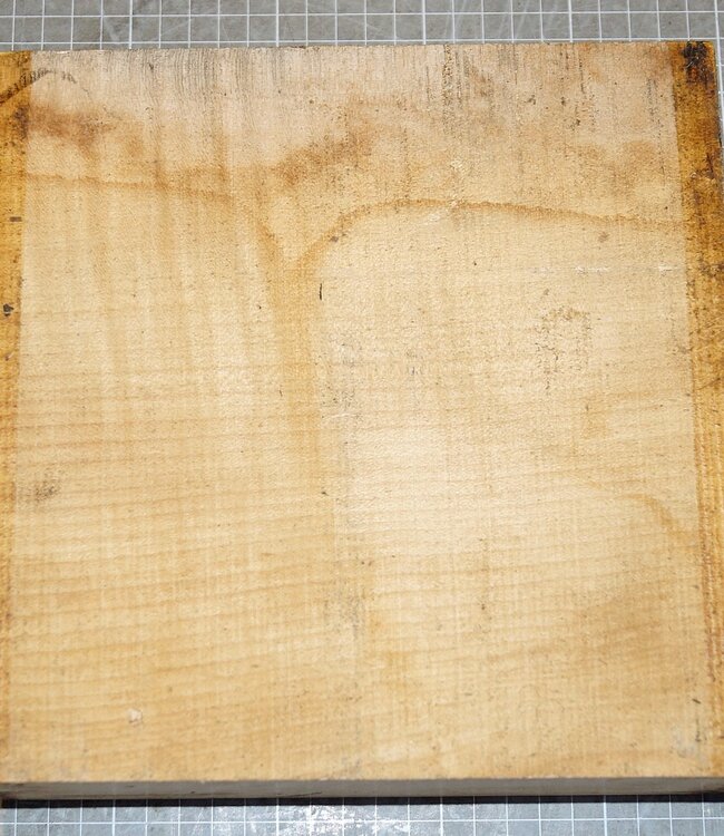 Bergahorn, Riegel, ca. 220 x 220 x 60 mm, 2,08 kg