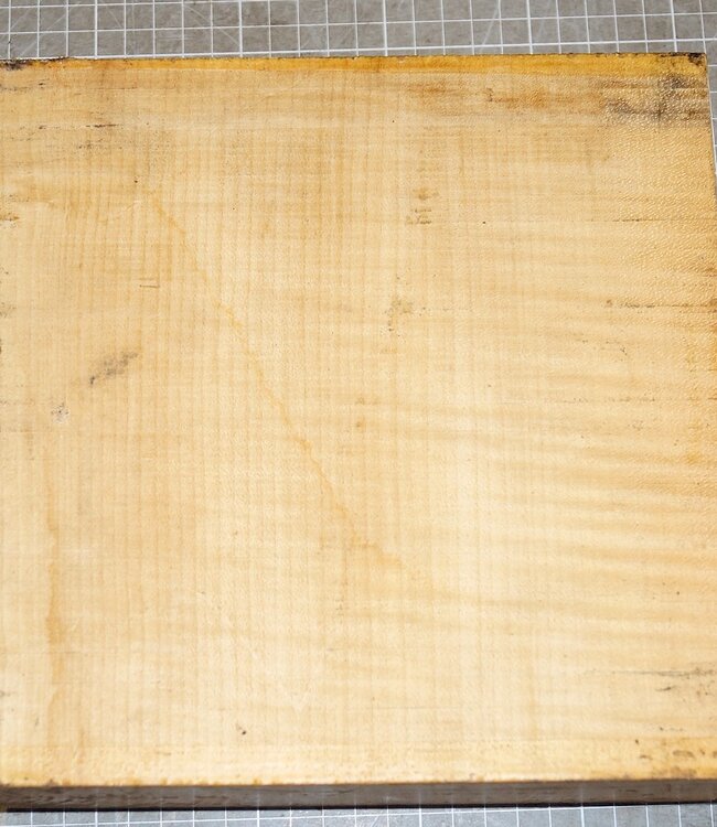 Bergahorn, Riegel, ca. 220 x 210 x 60 mm, 2,10 kg