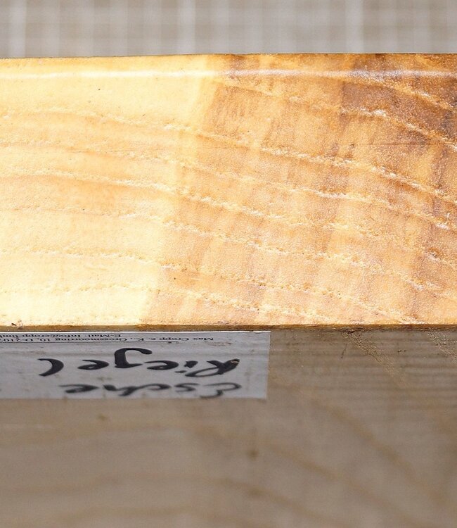 Ash fiddleback, approx. 210 x 210 x 50 mm, 1,4 kg