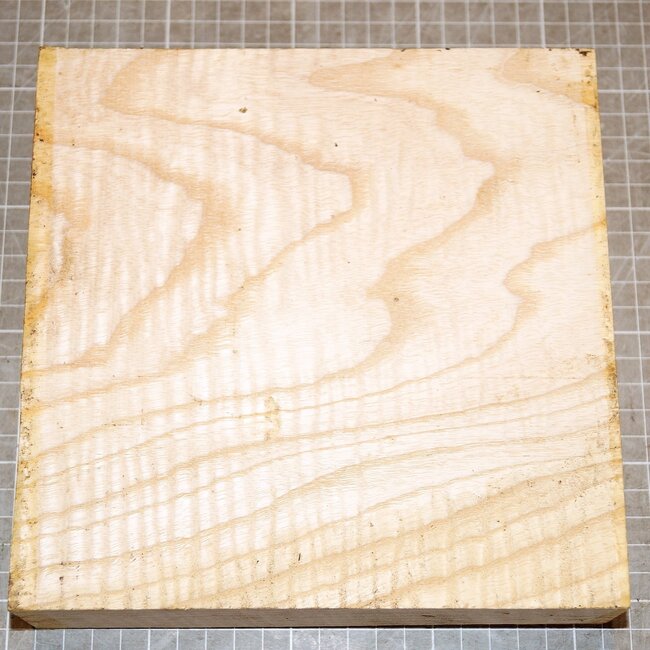 Ash fiddleback, approx. 200 x 200 x 50 mm, 1,3 kg