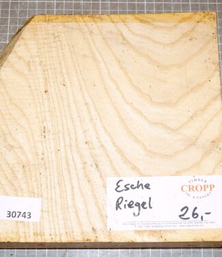 Esche Riegel, ca. 220 x 220 x 50 mm, 1,5 kg