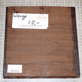 Wenge, approx. 210 x 200 x 50 mm, 2,4 kg