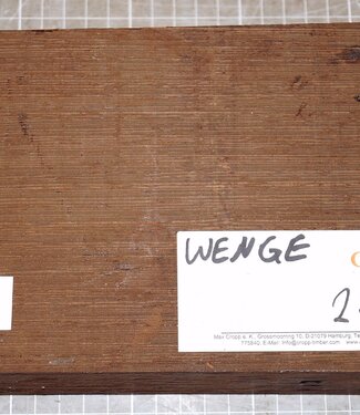 Wenge, approx. 230 x 140 x 50 mm, 1,4 kg