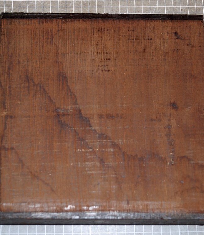 Wenge, ca. 240 x 240 x 50 mm, 2,8 kg