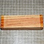 Brazilian Tulipwood, Knife handle, approx. 130 x 39 x 30 mm