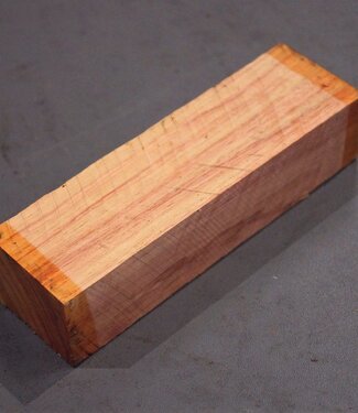 Brazilian Tulipwood, Knife handle, approx. 130 x 39 x 30 mm