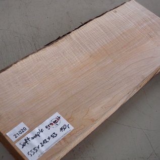 Softmaple fiddleback, approx. 555 x 212 x 53 mm