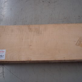 Maple fiddleback, approx.  550 x 180 x 56 mm