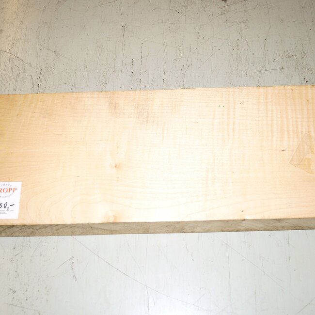 Maple fiddleback, approx.  550 x 180 x 56 mm