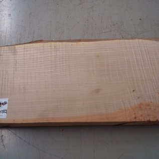 Softmaple fiddleback, approx. 552 x 208 x 53 mm