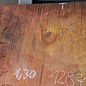 Eucalyptus Burl Table top, approx. 1300 x 1200/620 x 52 mm, 12871