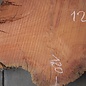 Eucalyptus Burl Table top, approx. 1250 x 1200/730 x 52 mm, 12874