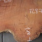 Eucalyptus Burl Table top, approx. 1300 x 1180/610 x 52 mm, 12875