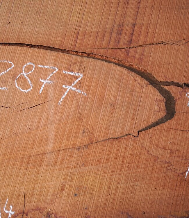 Eukalyptus Maser Tischplatte, ca. 1400/860 x 940 x 52 mm, 12877