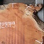 Eukalyptus Maser Tischplatte, ca. 1140 x 810/830 x 52 mm, 12879