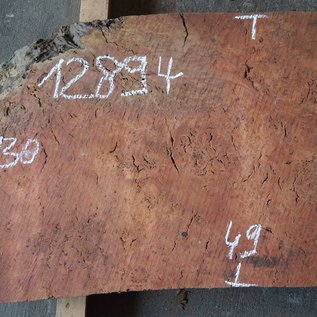 Eucalyptus Burl Table top, approx. 1300 x 490 x 52 mm, 12894