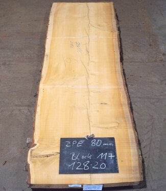Lebanon Cedar, table top, approx. 3100 x 880(1060) x 80 mm, 12820