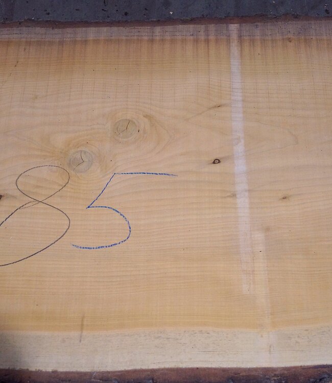 Libanon Zeder Tischplatte, ca. 3200 x 850(950) x 80 mm, 12822