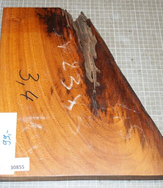 Afzelia, ca. 330 x 295/160 x 51 mm, 3,4 kg