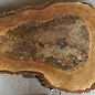 Walnut slab, approx. 710 x 520 x 52 mm, 12949