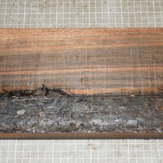 Macassar Ebony, approx. 400 x 155 x 32/25 mm, 2,0 kg