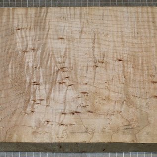 Softmaple, ripple, figured, approx. 550 x 205 x 51 mm, 3,6 kg