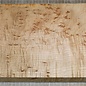 Softmaple, ripple, figured, approx. 550 x 205 x 51 mm, 3,6 kg