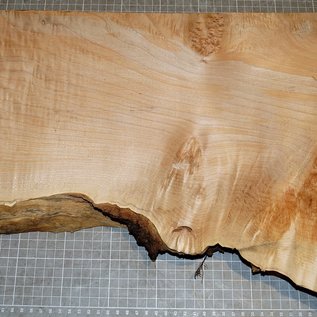 Softmaple, ripple, figured, approx. 590 x 250 x 46 mm, 4,9 kg