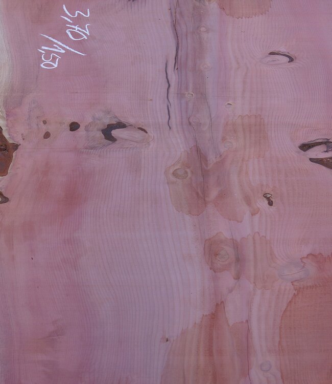 Redwood table top, approx. 3700 x 1500 x 70 mm, 12974