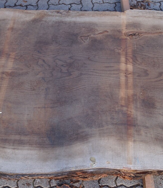 Redwood table top, approx. 3700 x 1450 x 70 mm, 12973