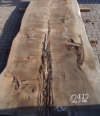 Redwood table top, approx. 3700 x 1450 x 70 mm, 12972