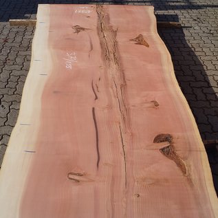 Redwood table top, approx. 3700 x 1550 x 70 mm, 12971