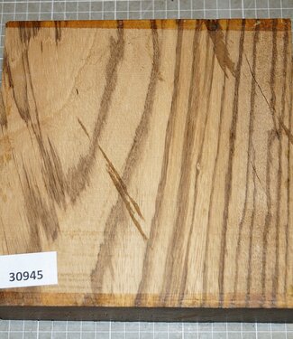 Zebrano, ca. 200 x 200 x 52 mm, 1,5 kg