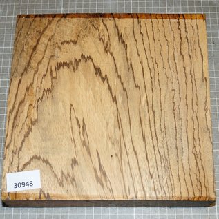 Zebrawood, approx. 240 x 240 x 49 mm, 2,3 kg