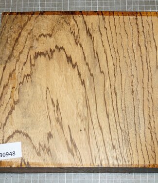 Zebrawood, approx. 240 x 240 x 49 mm, 2,3 kg