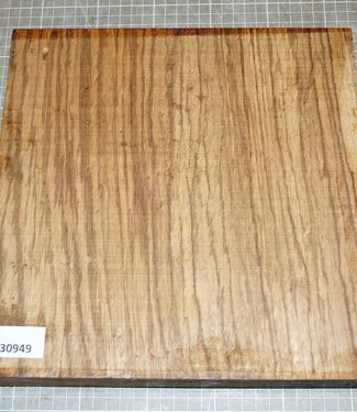 Zebrano, ca. 270 x 270 x 50 mm, 2,8 kg