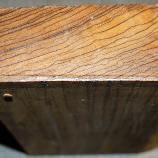 Zebrano, ca. 300 x 140 x 52 mm, 1,7 kg