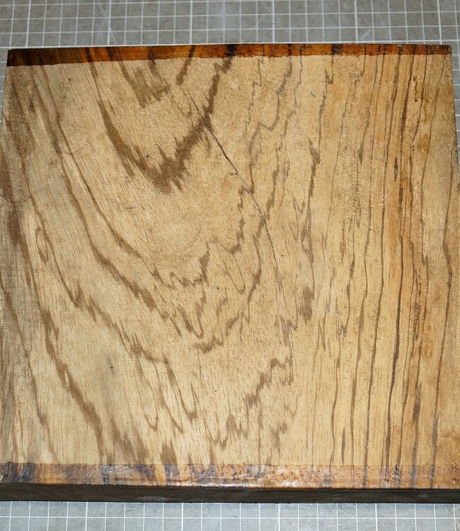 Zebrawood, approx. 240 x 240 x 49 mm, 2,3 kg