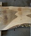 Walnut slab, approx. 1330 x 420/640 x 52 mm, 12995