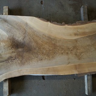 Walnut slab, approx. 1330 x 420/640 x 52 mm, 12995