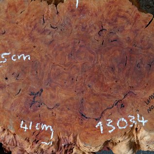 Salmon Gum burl, slab, approx. 550 x 410 x 60 mm, 13034