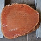 Jarrah burl, slab, approx. 680 x 580 x 42 mm, 13025